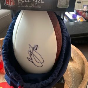 Foot ball signed.